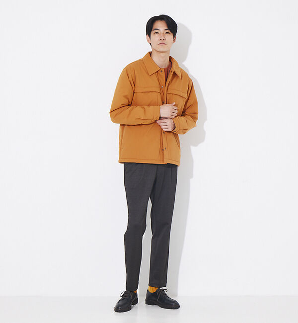 ABAHOUSE「【別注 DESCENTE / デサント】ライトパフ シャツブルゾン」|ブルゾン・スタジャン|