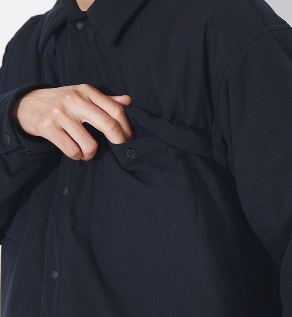 ABAHOUSE「【別注 DESCENTE / デサント】ライトパフ シャツブルゾン」|ブルゾン・スタジャン|