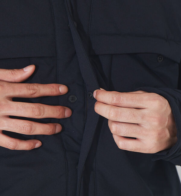 ABAHOUSE「【別注 DESCENTE / デサント】ライトパフ シャツブルゾン」|ブルゾン・スタジャン|