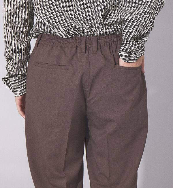 ABAHOUSE「【セットアップ対応】ライトウェイト ワンタック イージー ワイドパンツ」|その他|