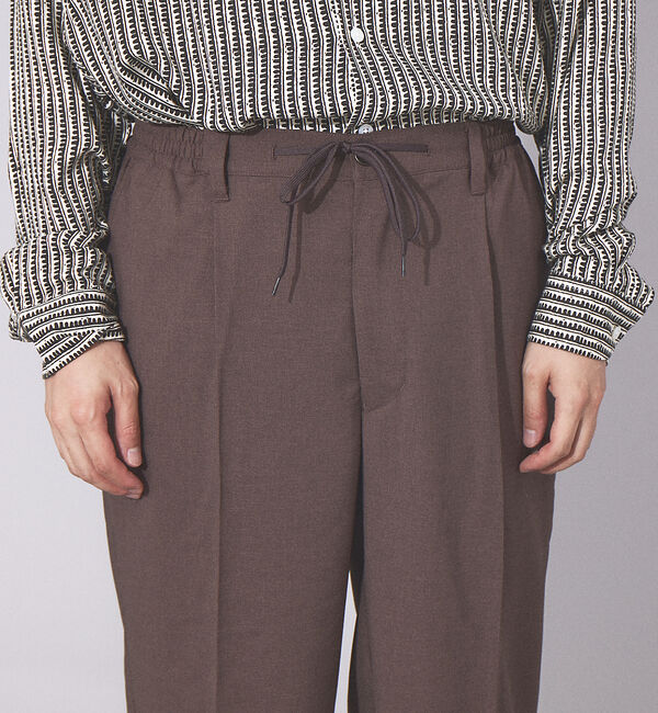 ABAHOUSE「【セットアップ対応】ライトウェイト ワンタック イージー ワイドパンツ」|その他|