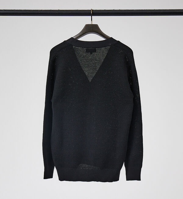 ABAHOUSE「【アンサンブル対応】メッシュ ニット カーディガン」|カーディガン|