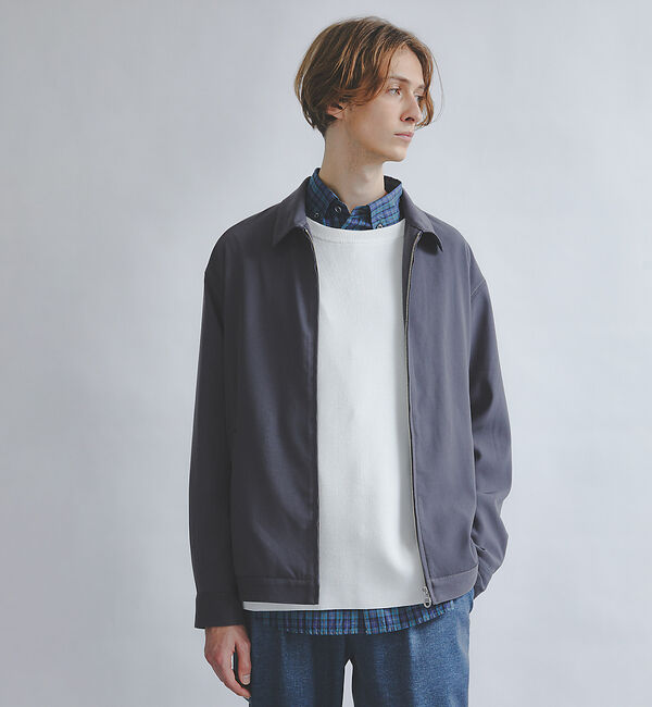 ABAHOUSE「【ミニチェック】スーピマ タイプライター ボタンダウンシャツ」|シャツ・ブラウス|