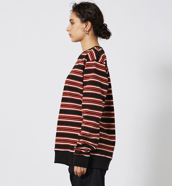 ABAHOUSE「【BARBARIAN / バーバリアン】NINE5CRS STRIPES/マルチ」|Tシャツ・カットソー|