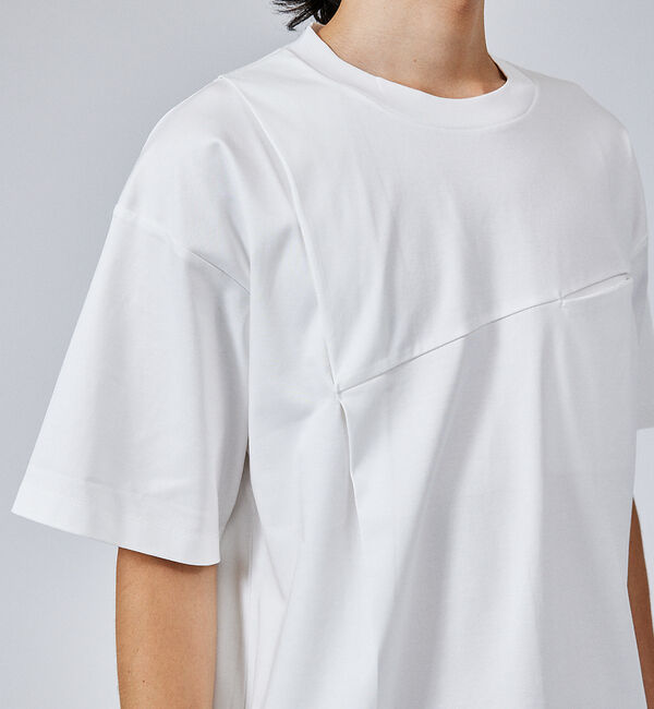 ABAHOUSE「glossy ポンチ タックTシャツ」|Tシャツ・カットソー|