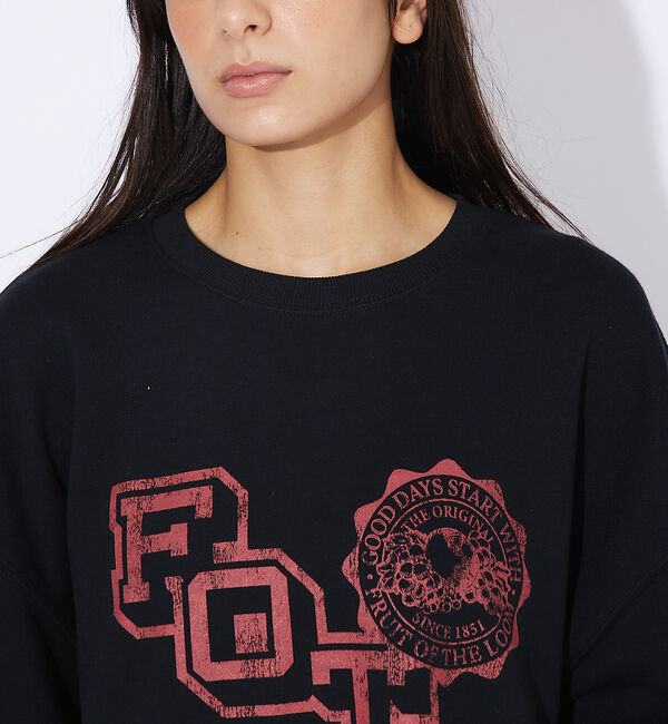 ABAHOUSE「【FRUIT OF THE LOOM/フルーツオブザルーム】カレッジレトロプリン」|スウェット・ジャージ|