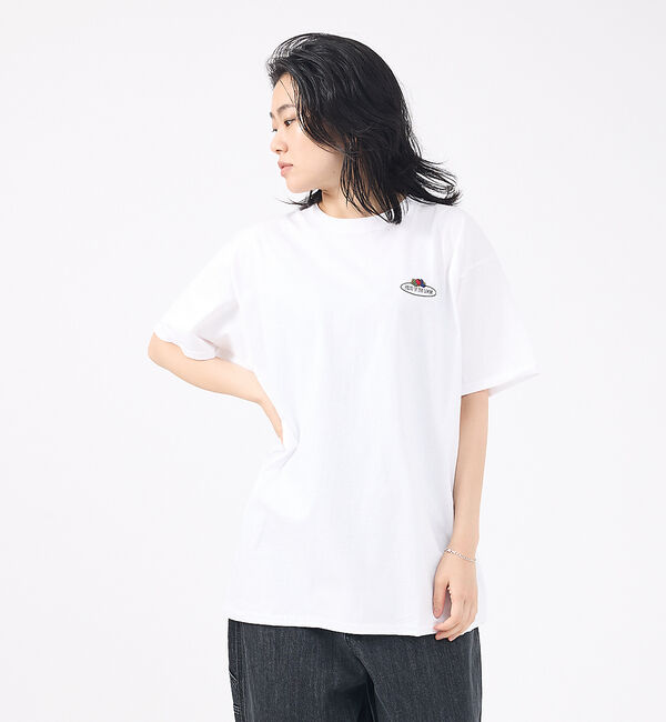 ABAHOUSE「【FRUIT OF THE LOOM/フルーツ オブ ザ ルーム】Embroid」|Tシャツ・カットソー|ホワイト系その他1