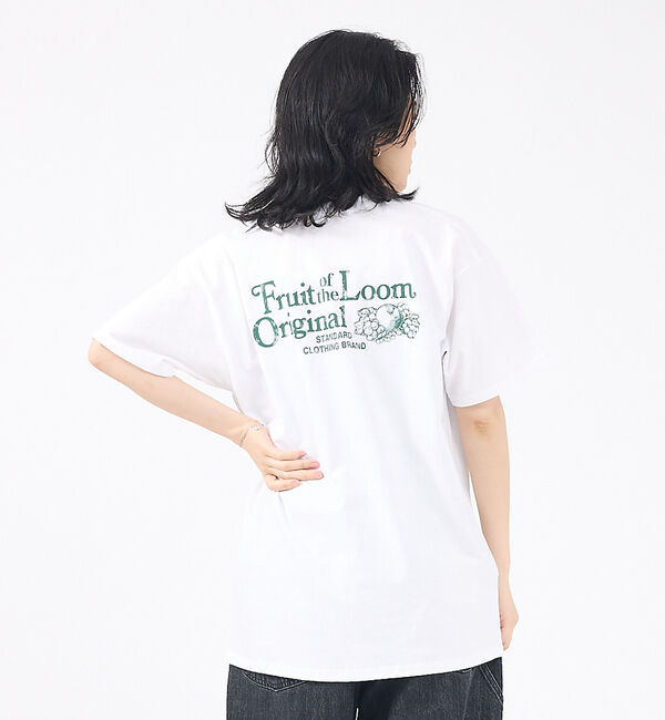 ABAHOUSE「【FRUIT OF THE LOOM/フルーツ オブ ザ ルーム】Embroid」|Tシャツ・カットソー|ホワイト系その他2