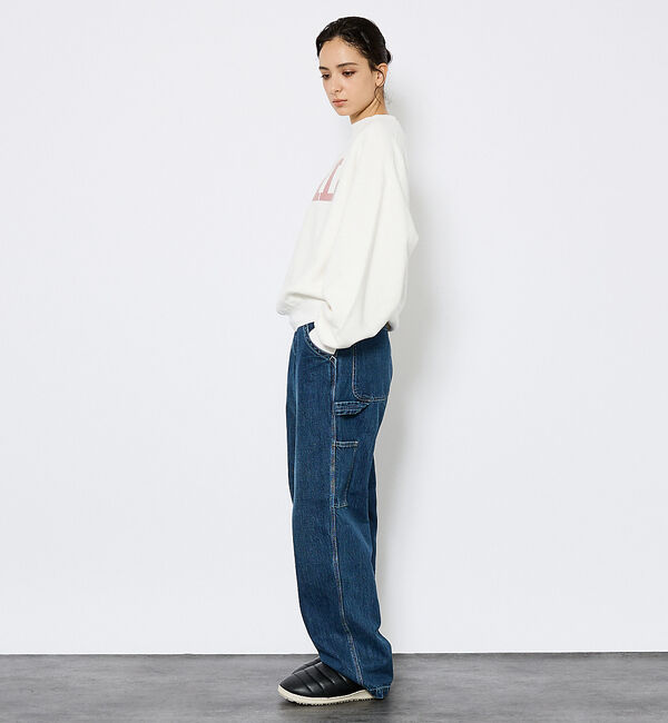 ABAHOUSE「【REMI RELIEF / レミ レリーフ】SP加工起毛裏毛クルー(IL)プリ」|スウェット・ジャージ|