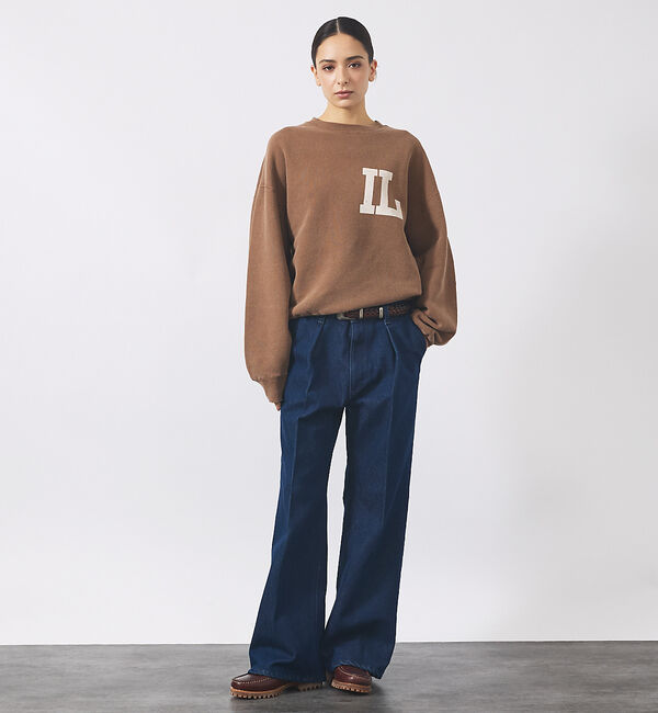 ABAHOUSE「【REMI RELIEF / レミ レリーフ】SP加工起毛裏毛クルー(IL)プリ」|スウェット・ジャージ|