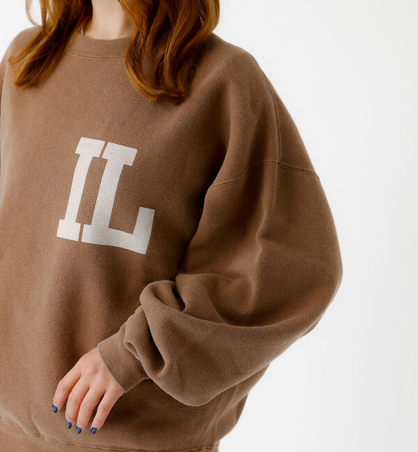 ABAHOUSE「【REMI RELIEF / レミ レリーフ】SP加工起毛裏毛クルー(IL)プリ」|スウェット・ジャージ|