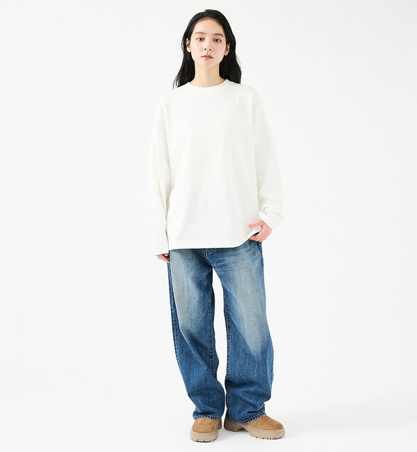 ABAHOUSE「【FORTUNA/フォルトゥナ】ECOTECロングスリーブTシャツ/ユニセックス」|Tシャツ・カットソー|