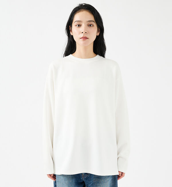 ABAHOUSE「【FORTUNA/フォルトゥナ】ECOTECロングスリーブTシャツ/ユニセックス」|Tシャツ・カットソー|