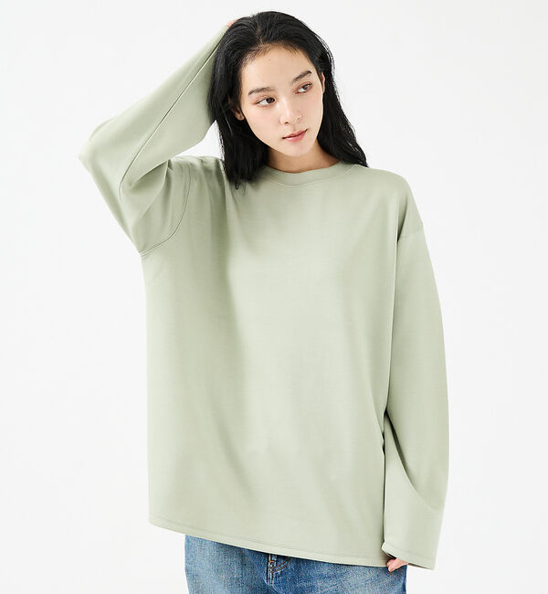 ABAHOUSE「【FORTUNA/フォルトゥナ】ECOTECロングスリーブTシャツ/ユニセックス」|Tシャツ・カットソー|