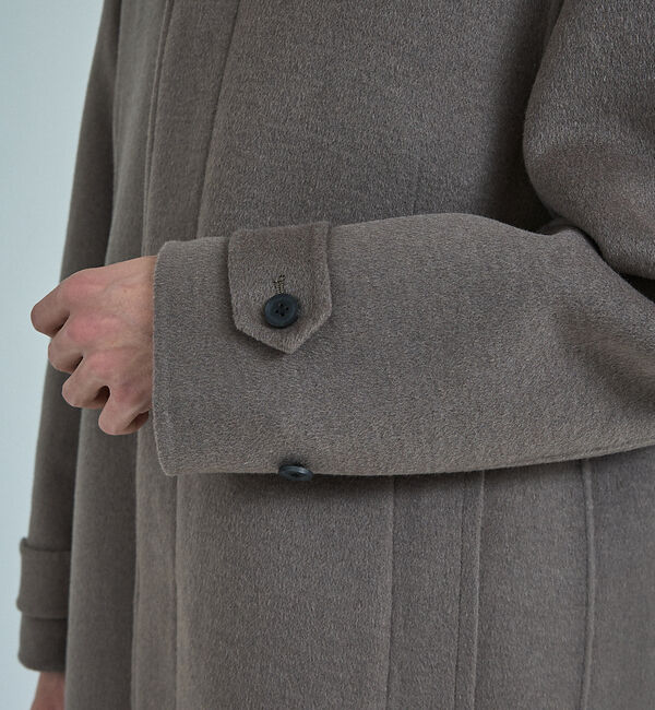 ABAHOUSE「【ON/OFF兼用】ウールモッサ バルカラーコート / ステンカラー」|ステンカラーコート|