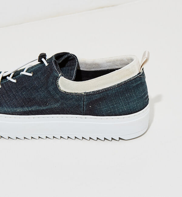 alfredoBANNISTER「【デニム】ドローコード スニーカー」|スニーカー|