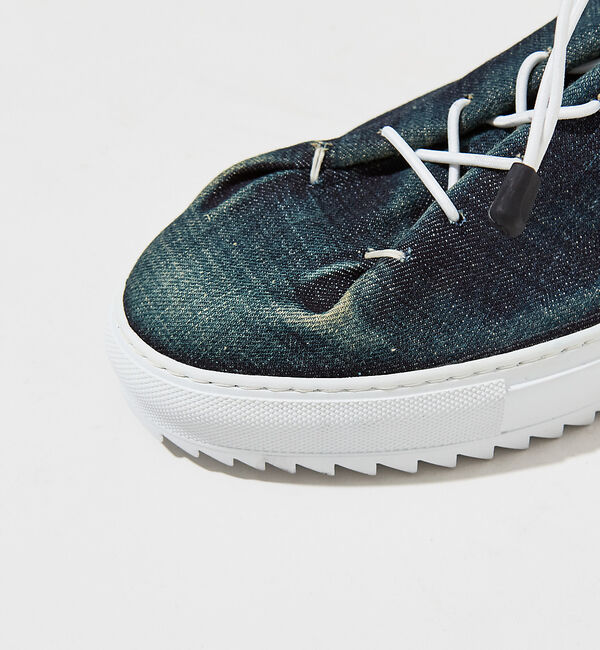 alfredoBANNISTER「【デニム】ドローコード スニーカー」|スニーカー|