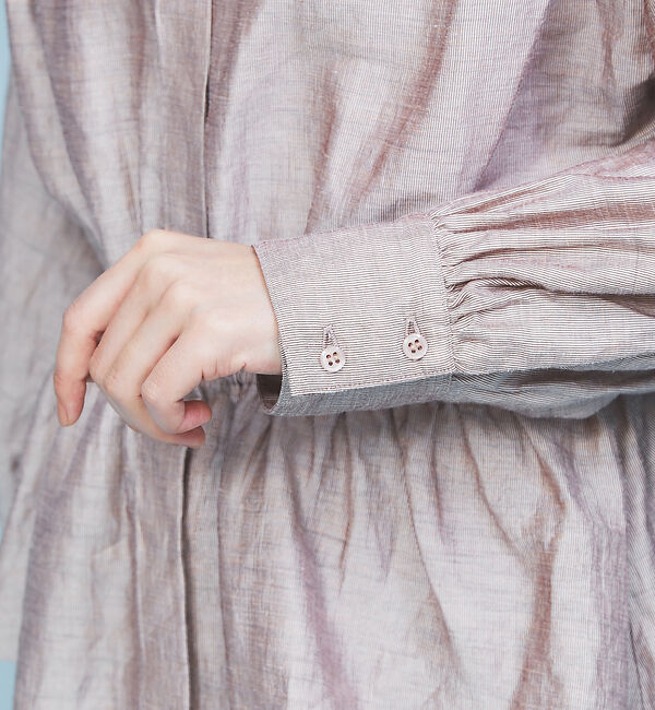 Rouge vif「前あきペプラムブラウス」|シャツ・ブラウス|