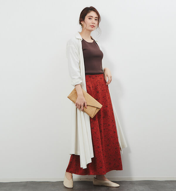 Rouge vif「ウエストリボンアシメトリーコート」|その他|