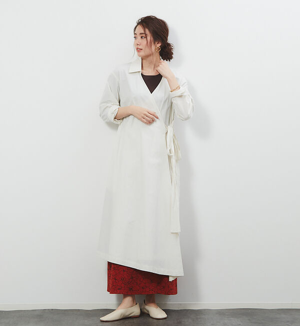 Rouge vif「ウエストリボンアシメトリーコート」|その他|