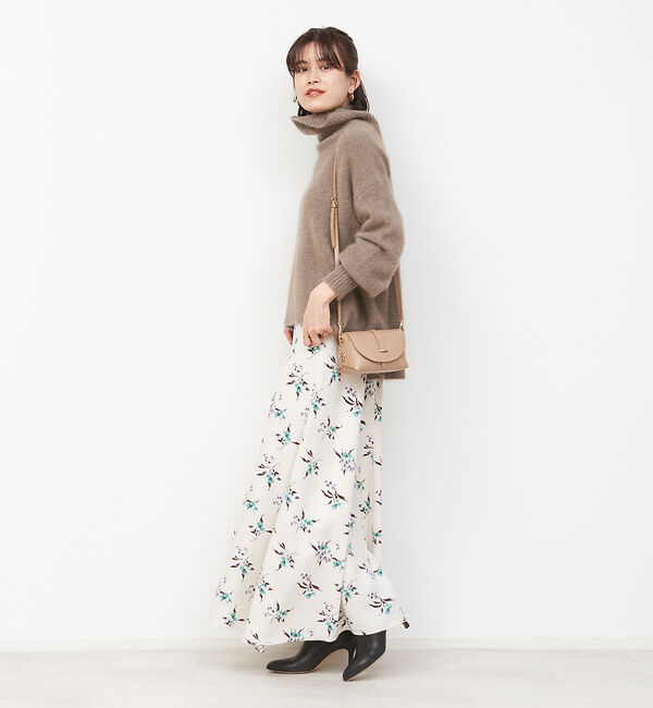 Rouge vif「フラワープリントスカート」|スカート|