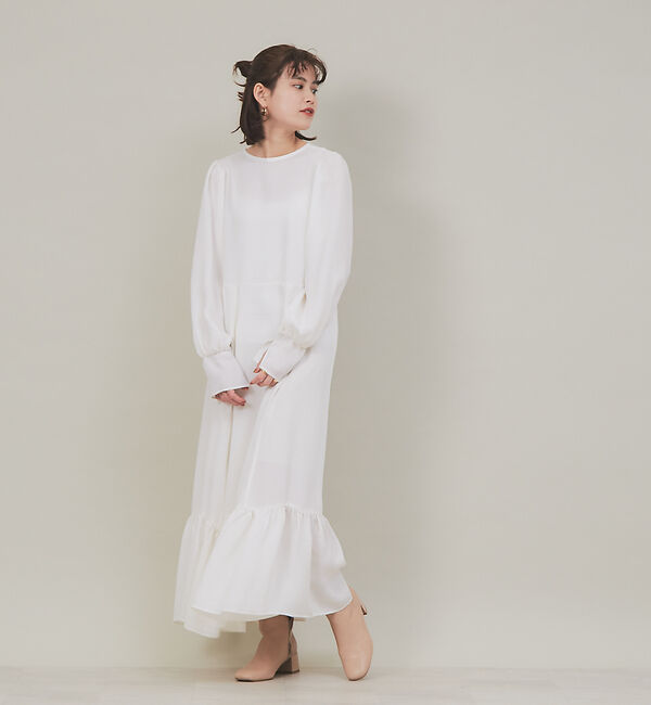 Rouge vif「キュプラロングドレス」|ワンピース|