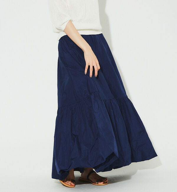 Rouge vif「ロングバルーンスカート」|スカート|ブルー