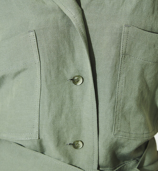 Rouge vif「【東原妙子さんコラボ】リネン混ジャンプスーツ」|オールインワン|