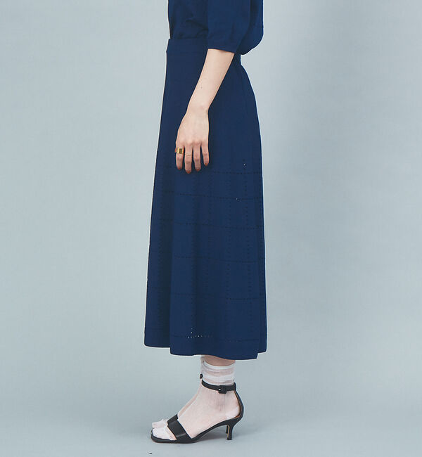 Rouge vif「【セットアップ対応】アイレットニットスカート」|スカート|