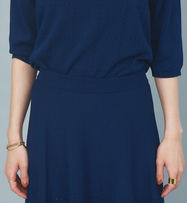 Rouge vif「【セットアップ対応】アイレットニットスカート」|スカート|