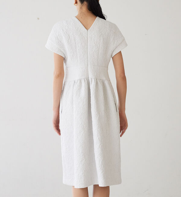 Rouge vif「【BELLE ROBE】ふくれジャガードワンピース」|ワンピース|