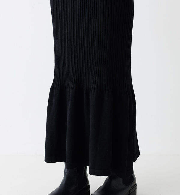 Rouge vif「ファブリック  スリーブニットワンピース」|ワンピース|