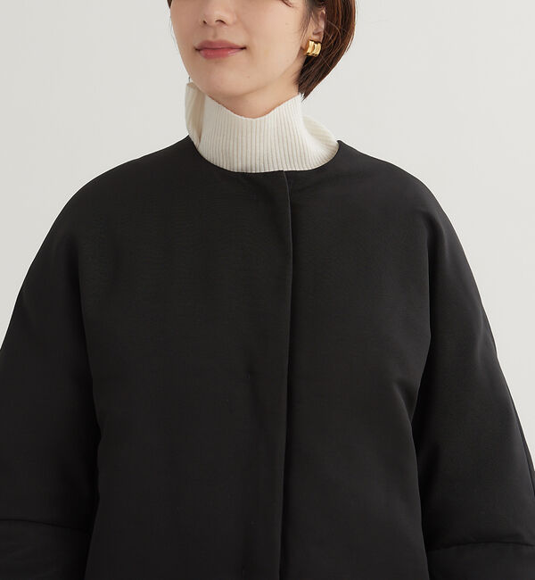 Rouge vif「マフラー付きグログランダウン」|ダウン|