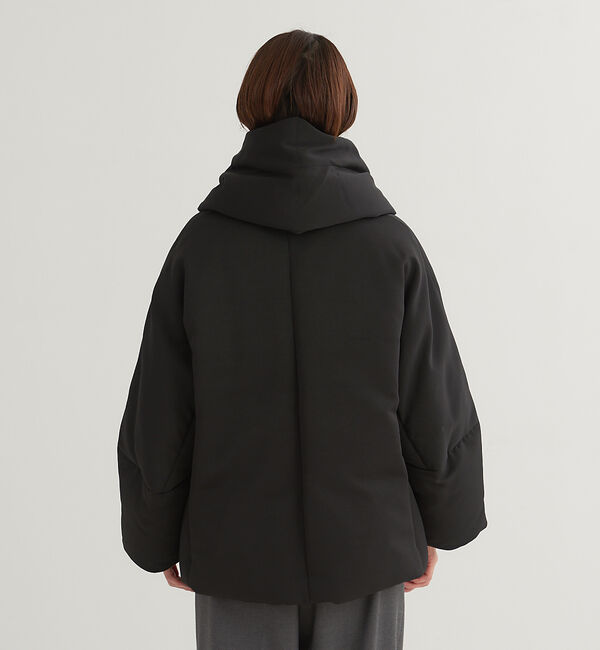 Rouge vif「マフラー付きグログランダウン」|ダウン|