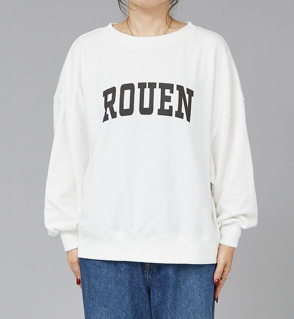 Rouge vif「【一部店舗限定】ドロップショルダーロゴスウエット」|スウェット・ジャージ|