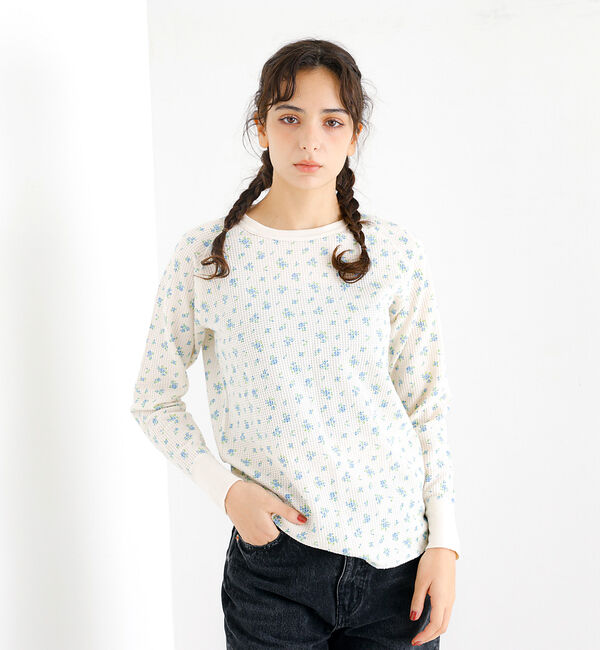 Rouge vif「【JEMORGAN / ジェーイーモーガン】ワッフルラグランロンＴ / パック入」|Tシャツ・カットソー|