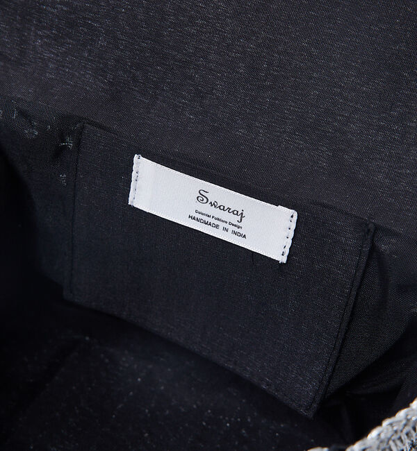 Rouge vif「【Swaraj/スワラージ】手編みのメタリックマクラメBAG / チェーンミニバ」|ショルダー・メッセンジャー|