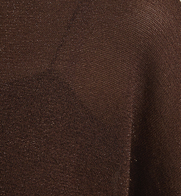 qualite「【大人気ラメシリーズ】ラメシアーボックスニット」|Tシャツ・カットソー|