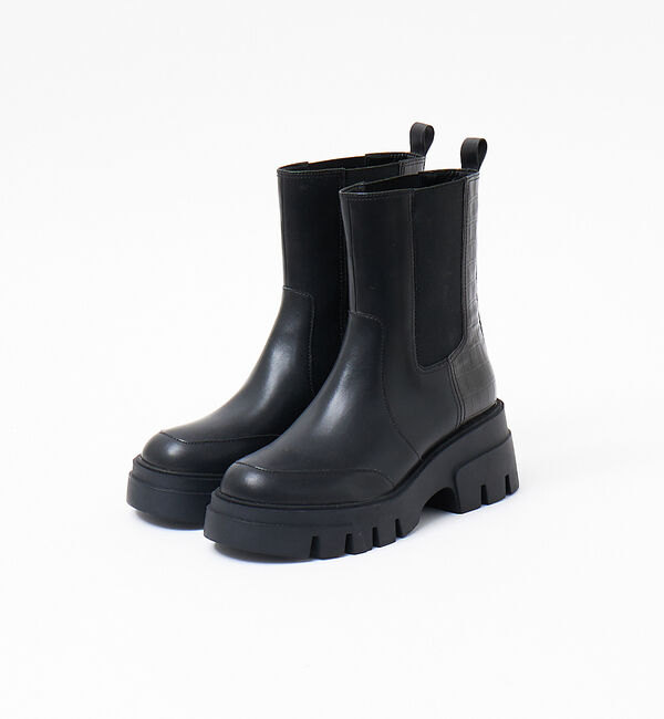 AU BANNISTER「【晴雨兼用】サイドゴアボリュームソールレインブーツ」|レインシューズ|