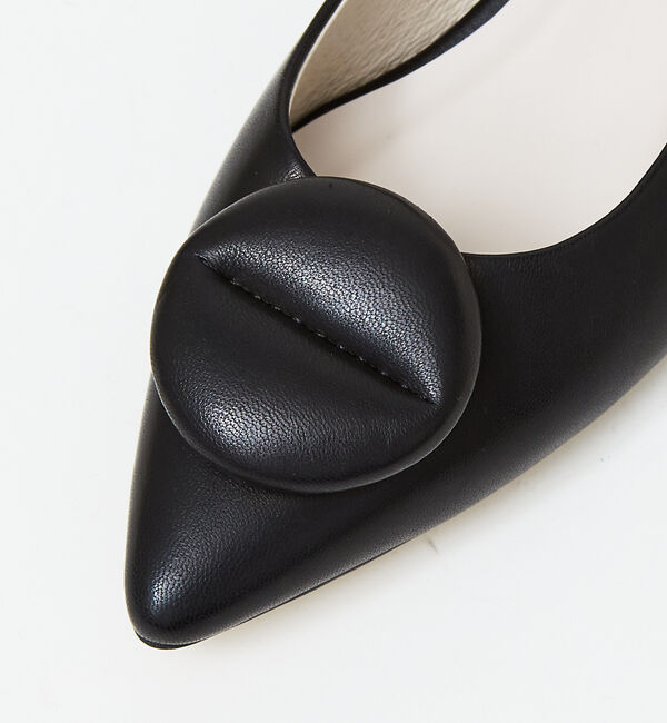 AU BANNISTER「パフサークルモチーフパンプス」|パンプス|