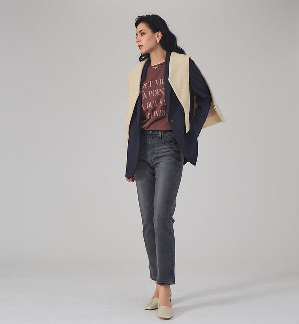 AU BANNISTER「スクエアトゥミドルヒールパンプス」|パンプス|