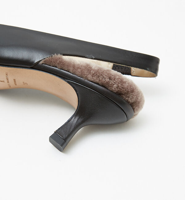 AU BANNISTER「●FABIO RUSCONI スリングバックファーミュール」|パンプス|