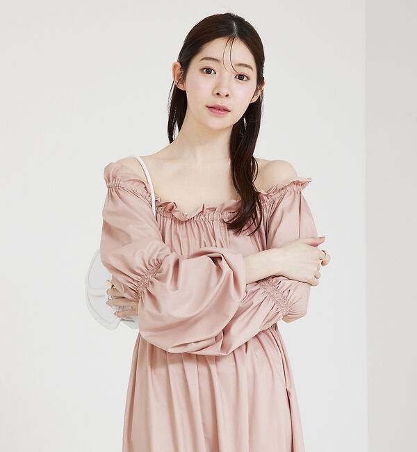 SELFIST「2wayオフショルティアードワンピース」|ワンピース|