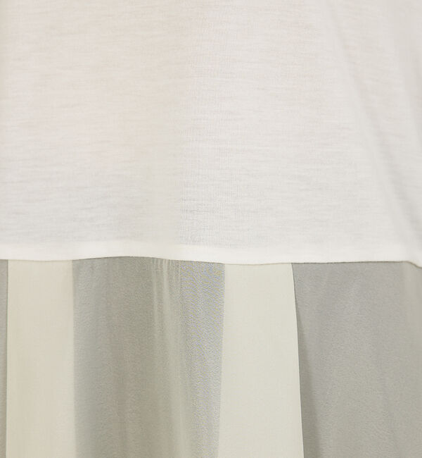 abahouse mavie「裾切替えレイヤードインナー」|Tシャツ・カットソー|
