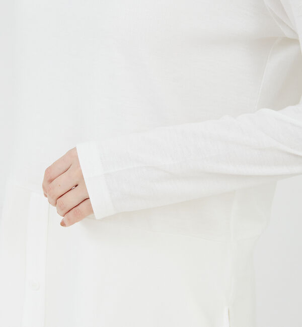 abahouse mavie「裾切替えレイヤードインナー」|Tシャツ・カットソー|