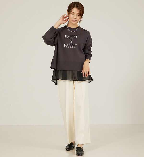 abahouse mavie「裾切替えレイヤードインナー」|Tシャツ・カットソー|