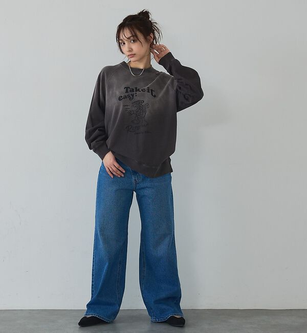 abahouse mavie「ラグランプリントプルオーバー【予約】」|Tシャツ・カットソー|