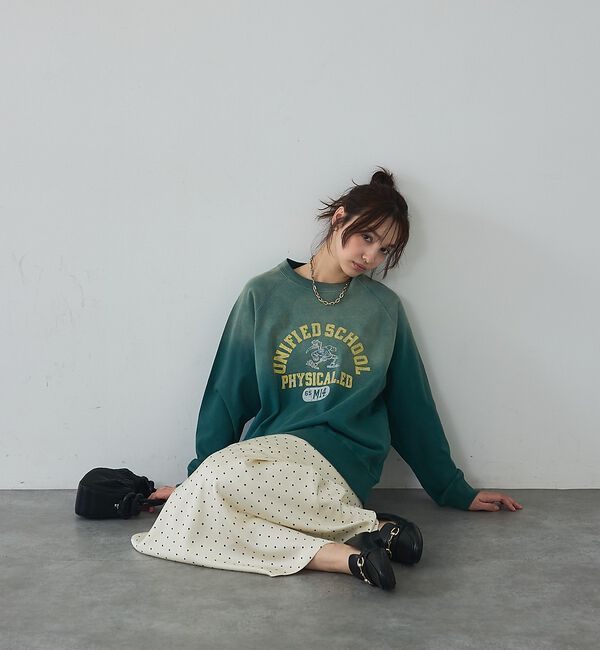 abahouse mavie「ラグランプリントプルオーバー【予約】」|Tシャツ・カットソー|