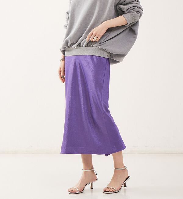 The Store by C' 「【COCUCA】製品染めスカート」|スカート|パープル