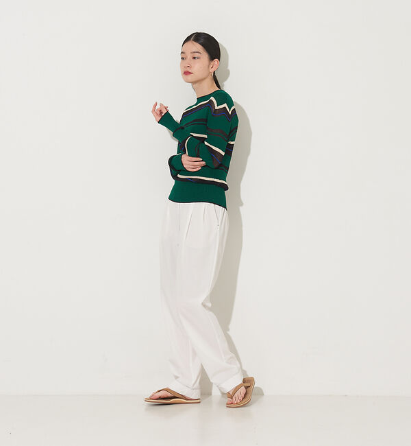 NOMINE「ステッチタックパンツ」|スラックス|